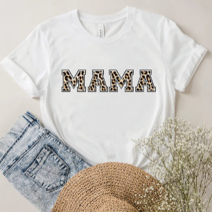 WILD Mama Leopard Print T-Shirt