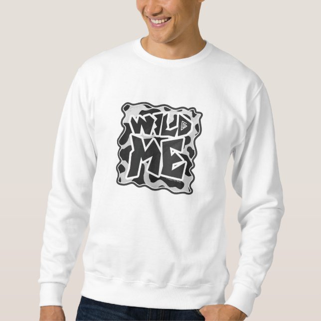 Wild Me Cow Black and White Sweatshirt (Front)