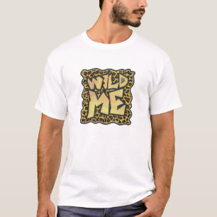 Wild Me Leopard Brown and Yellow Print T-Shirt