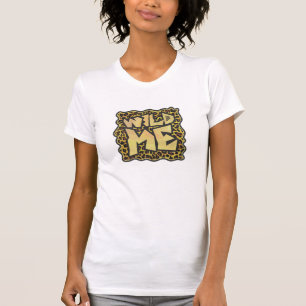 Wild Me Leopard Brown and Yellow Print T-Shirt