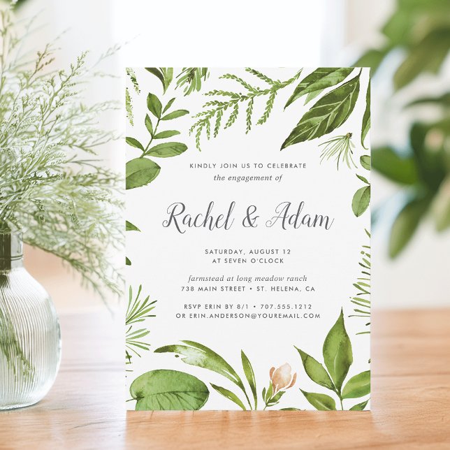 Wild Meadow Engagement Party Invitation (Creator Uploaded)