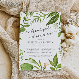 Wild Meadow Rehearsal Dinner Invitation