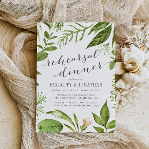Wild Meadow Rehearsal Dinner Invitation