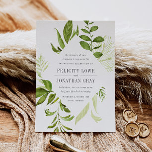 Wild Meadow Wedding Invitation