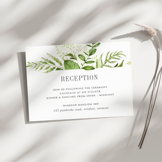 Wild Meadow Wedding Reception Enclosure Card (Creator Uploaded)