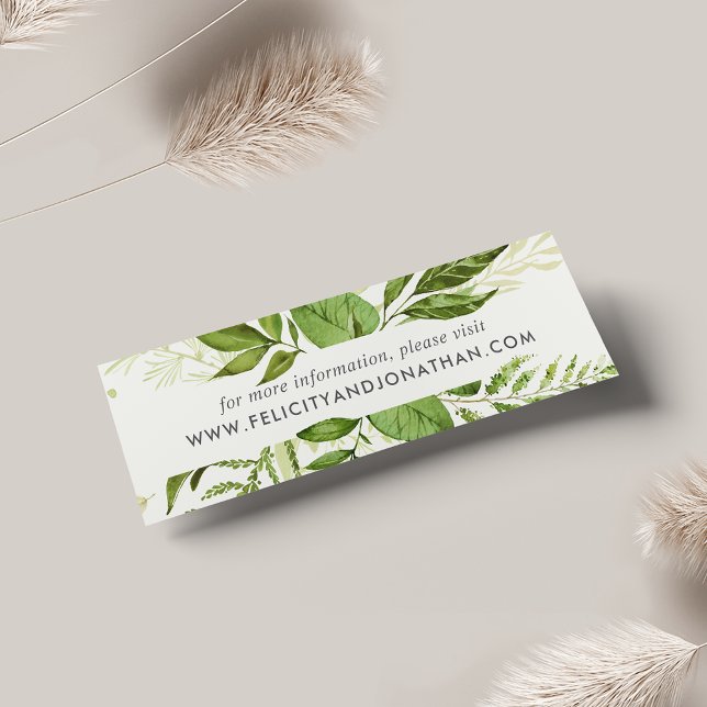 Wild Meadow Wedding Website RSVP Cards | Mini (Creator Uploaded)