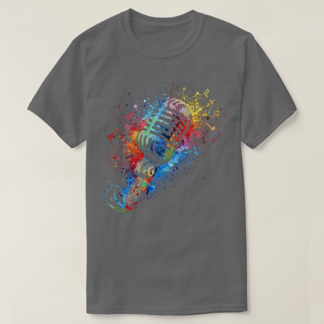 Wild Microphone T-Shirt (Design Front)