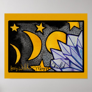 Wild MoonChild Moon Phases Poster