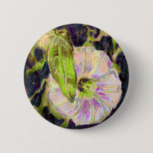 Wild Morning Glory by Alexandra Cook 6 Cm Round Badge