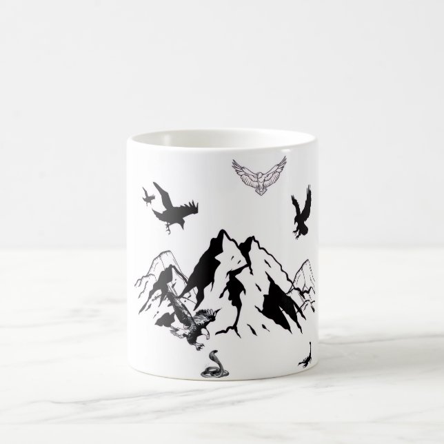 Wild Mountain Adventure Coffee Mug (Center)