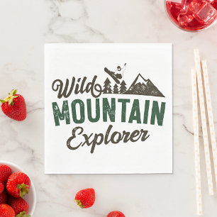 Wild Mountain Explorer Napkin