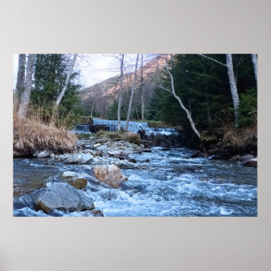 Wild Mountain River - Wild Nature Romania  Poster