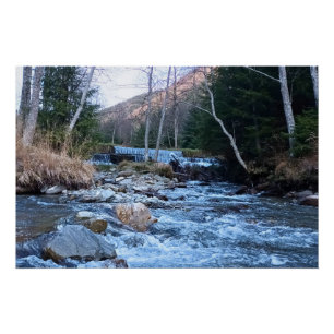 Wild Mountain River - Wild Nature Romania  Poster