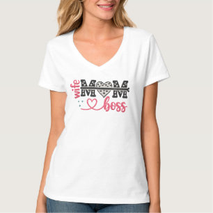 Wild Mum Boss Heart T-Shirt
