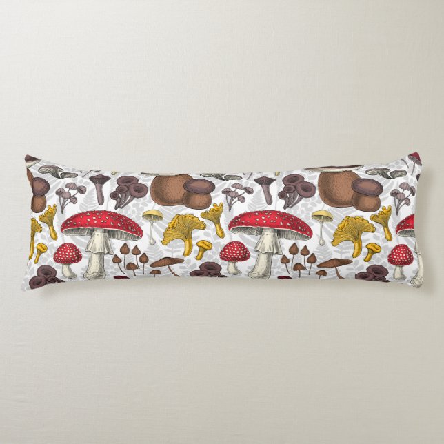 Wild mushrooms body cushion (Front)