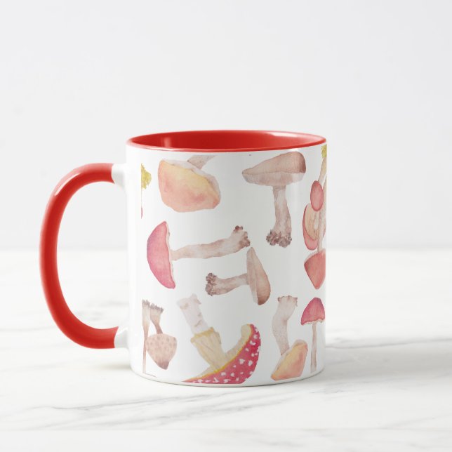 Wild mushrooms mug (Left)