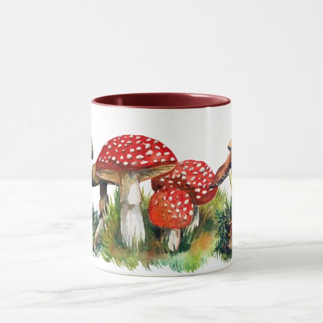 Wild mushrooms mug (Center)