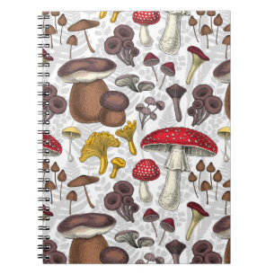 Wild mushrooms notebook
