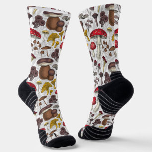 Wild mushrooms socks
