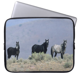 Wild Mustang Horses in the Desert 3 Laptop Sleeve