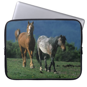 Wild Mustang Horses Laptop Sleeve