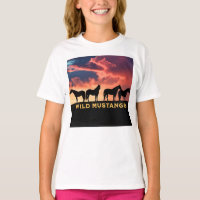 Wild Mustangs on the Horizon