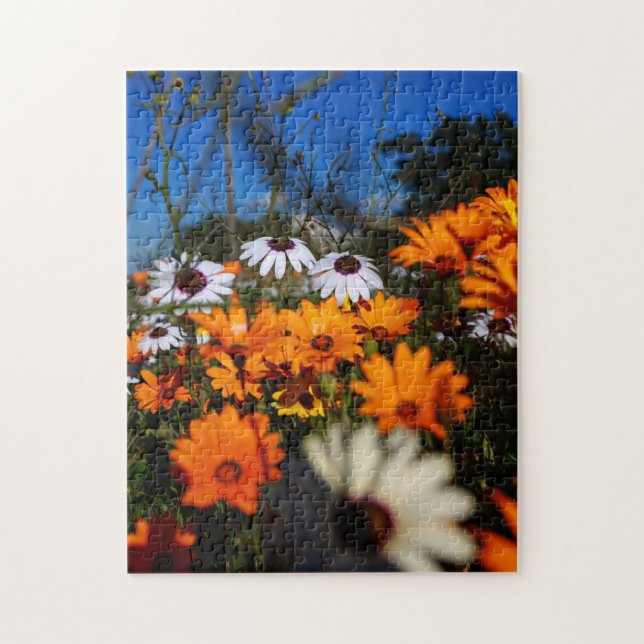 Wild Namaqualand flowers floral Jigsaw Puzzle (Vertical)