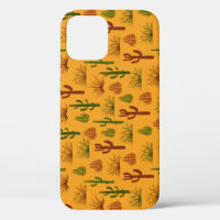Wild Nature Cactus Bushes Pattern
