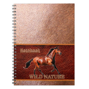 WILD NATURE - HORSE design collection Notebook