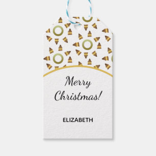 Wild Noel Pattern Gift Tags