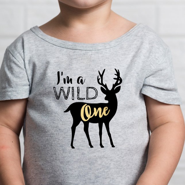 Wild One 1st Birthday Baby T-Shirt (Creator Uploaded)