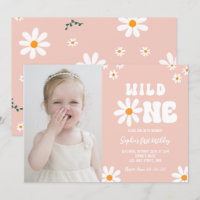 Wild One 1st Birthday Party Daisy Boho Photo