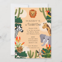 Wild One African Savanna Children's Birthday Party