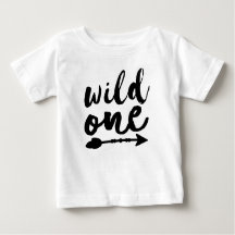 Wild One and Arrow Black | Boho | One Year Old
