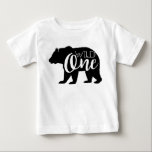 Wild One Bear | First Birthday Party Baby T-Shirt<br><div class="desc">By Redefined Designs</div>