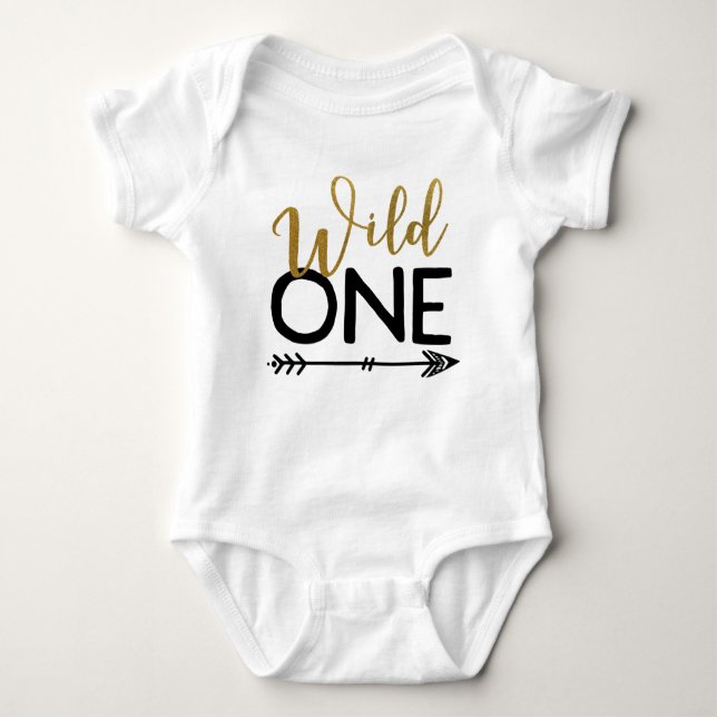 Wild One Birthday Bodysuit (Front)