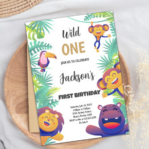 Wild One Birthday Invitation