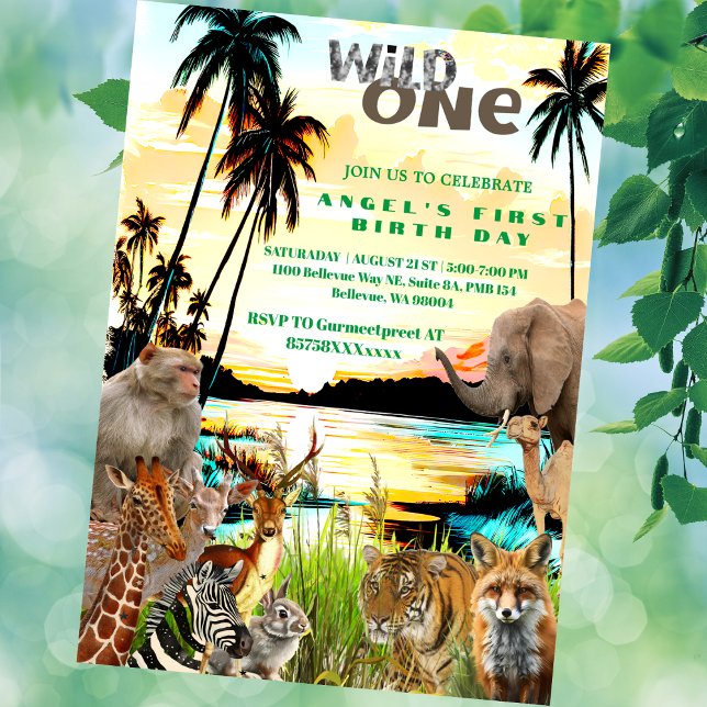 WILD ONE BIRTHDAY INVITATION (Creator Uploaded)