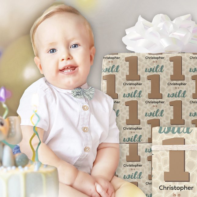 Wild One Birthday Wrapping Paper (Creator Uploaded)