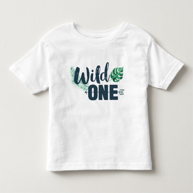 Wild ONE Boy Birthday Shirt (Front)