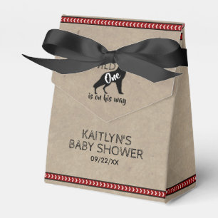 Wild One Boys Baby Shower Favour Box