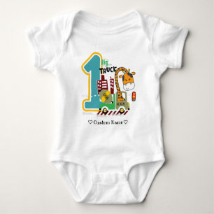 Wild One Boys First Birthday Party Baby Bodysuit
