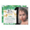 Wild One Boys Photo First Birthday Invitations