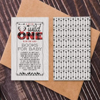 Wild One Boys Rustic Plaid Lumberjack Baby Shower
