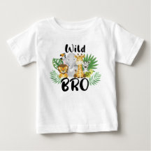 Wild One Bro Brother 1st Birthday Safari Family 