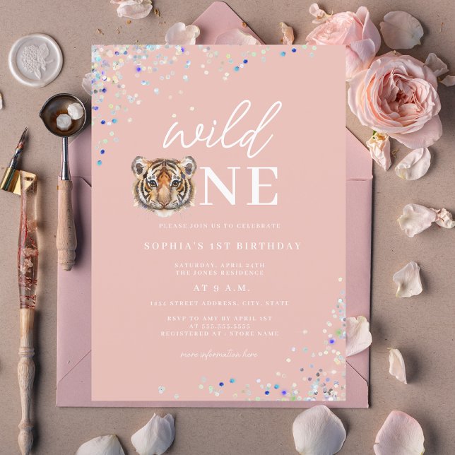 Wild One Celebration First Birthday Party  Invitation (Creator Uploaded)