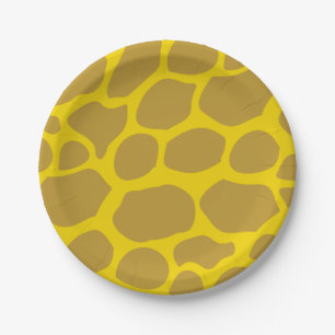 Wild One Cute Safari 1st Birthday Party Theme Paper Plate