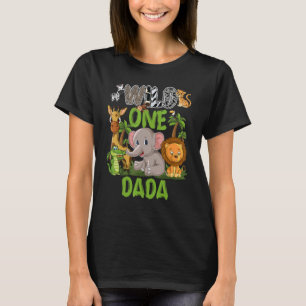Wild One Dada Zoo Birthday Safari Jungle Animals T-Shirt