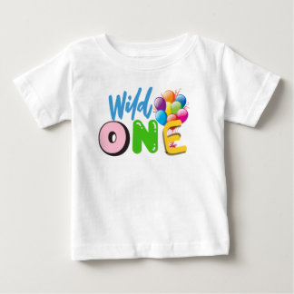 Wild One First Birthday Baby T-Shirt