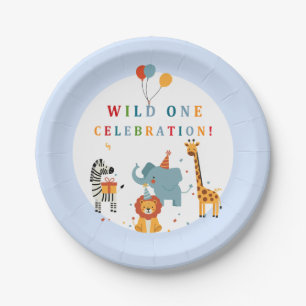 Wild One First Birthday Paper Plate
